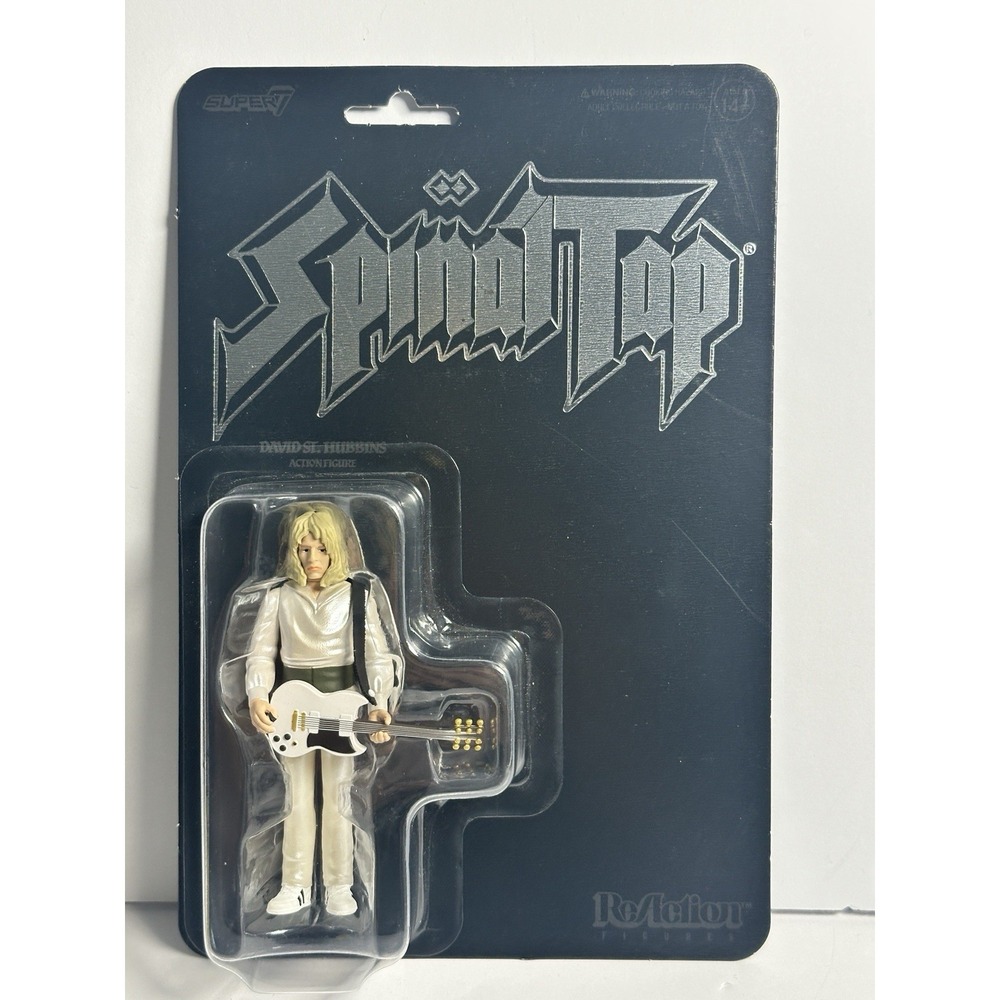 David St. Hubbins Spinal Tap Super7 Reaction Action Figure NEW SEALED